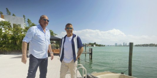 Bertín Osborne y Alejandro Sanz en Miami graban Mi casa es la tuya