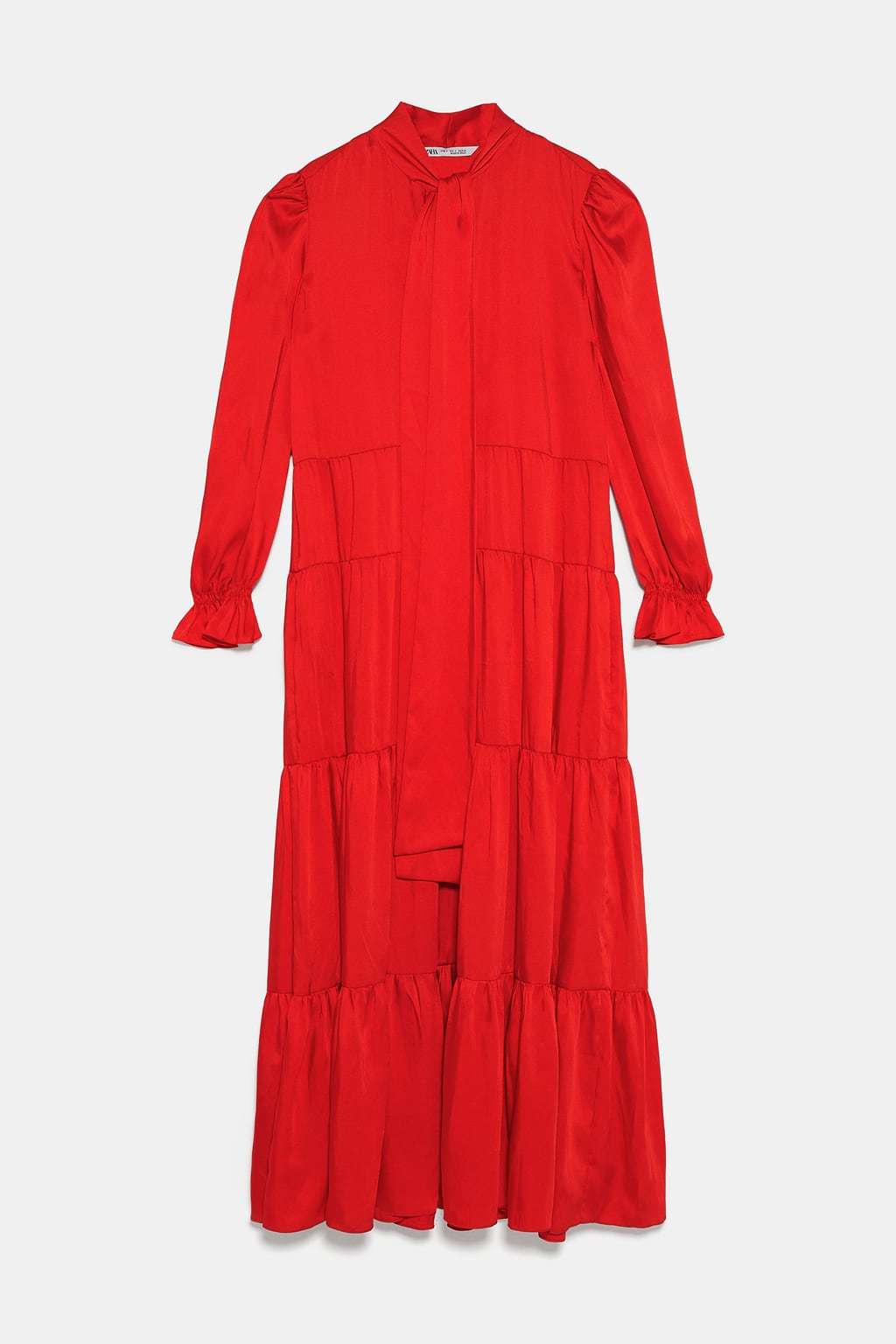 El vestido rojo de Zara, una de las mejores versiones del vestido boho...