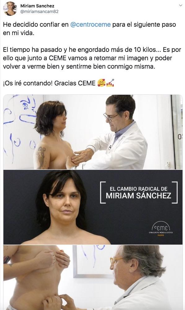 El radical cambio físico de Miriam Sanchez - Quién te ha visto.. y quién te ve, Miriam Sánchez