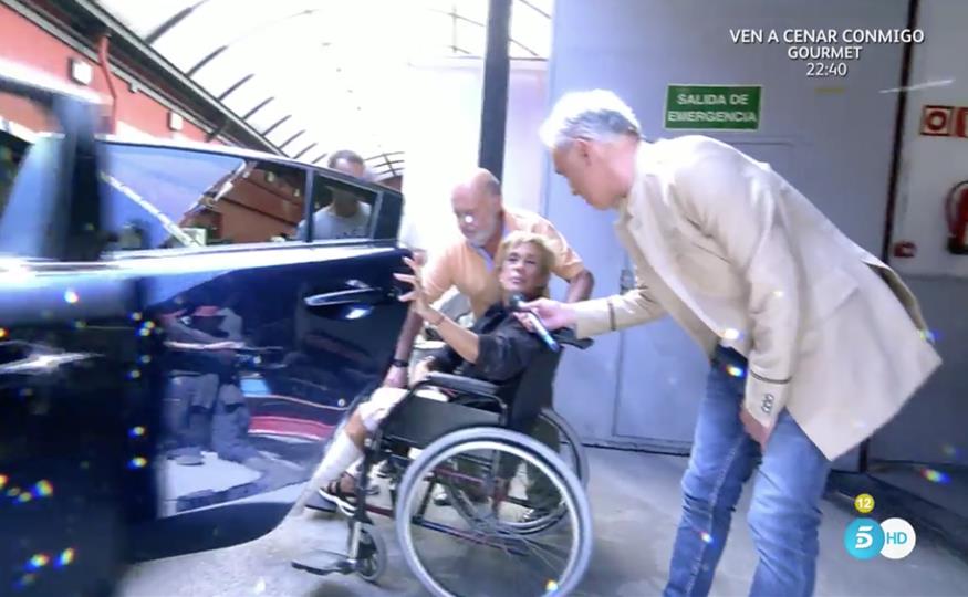 Chelo García-Cortés trasladada de urgencia al hospital