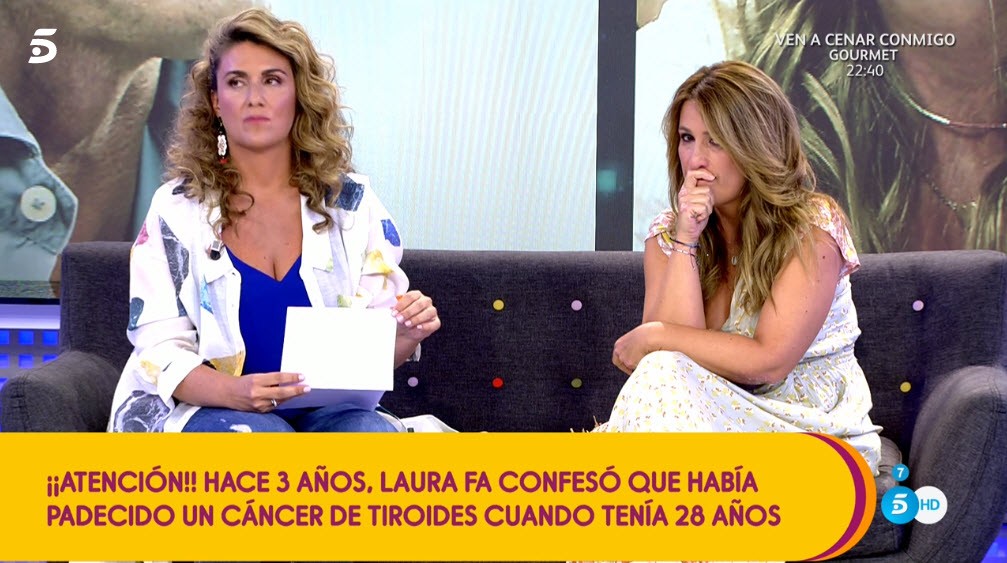 Laura Fa confiesa en Sálvame que ella tuvo cáncer