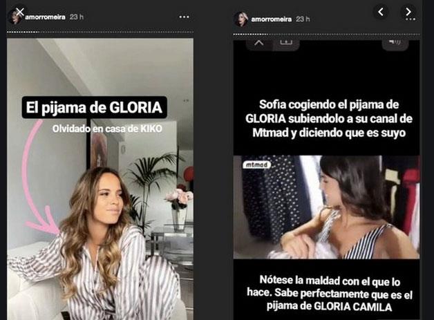 gloria y sofia pijama1 0e012125 628x463 - Gloria Camila responde al ataque de Sofia Suescun