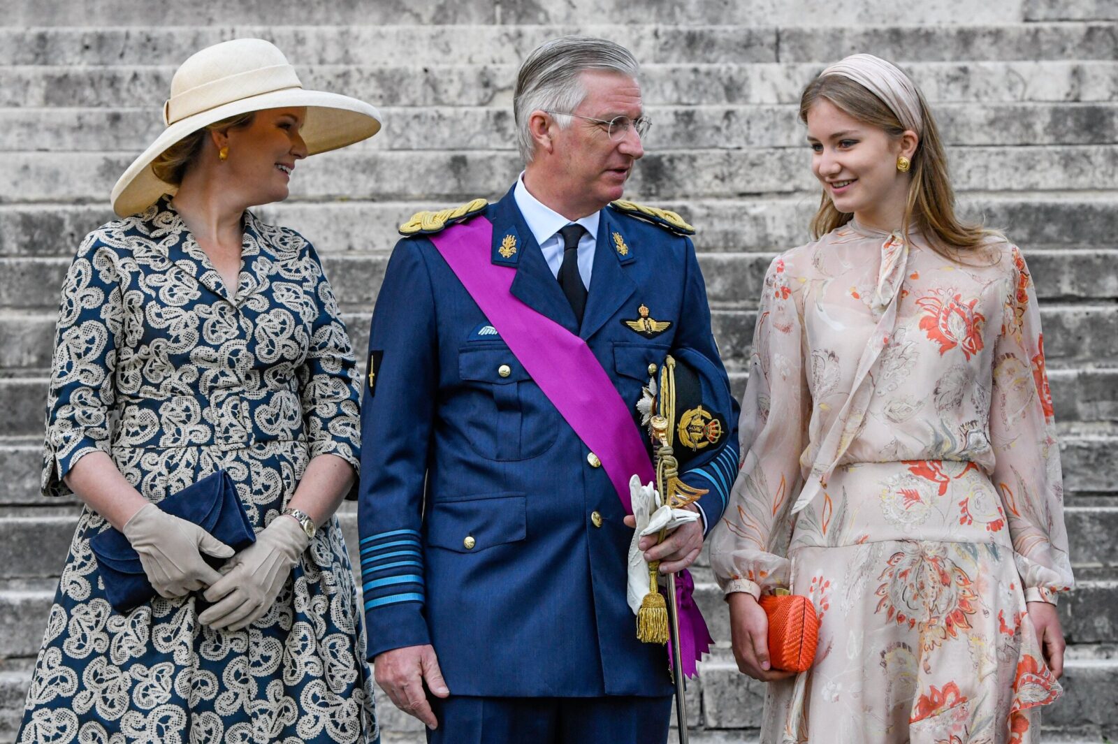 El Rey y la Reina de Bélgica asisten al Te Deum del Día Nacional 2020 7 - Los reyes de Bélgica en el Día Nacional 2020