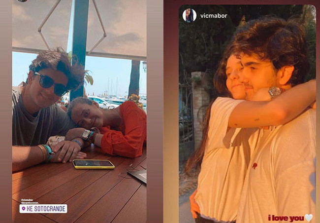 jorge barcenas victoria federica instagram - Victoria Federica y su novio comiendose a besos