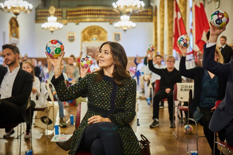 La Princesa Heredera María asiste al lanzamiento de la Hora Mundial 2020