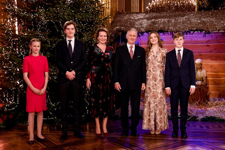 La familia real belga asiste al concierto de Navidad