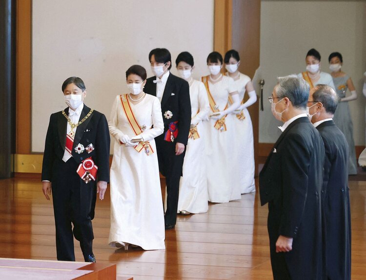 El emperador y la emperatriz de Japón organizan la recepción de Año Nuevo 2021