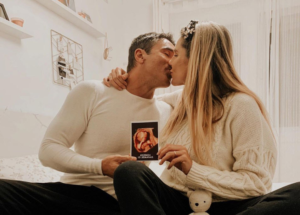 Hugo Sierra e Ivanna Icardi esperan su primer hijo