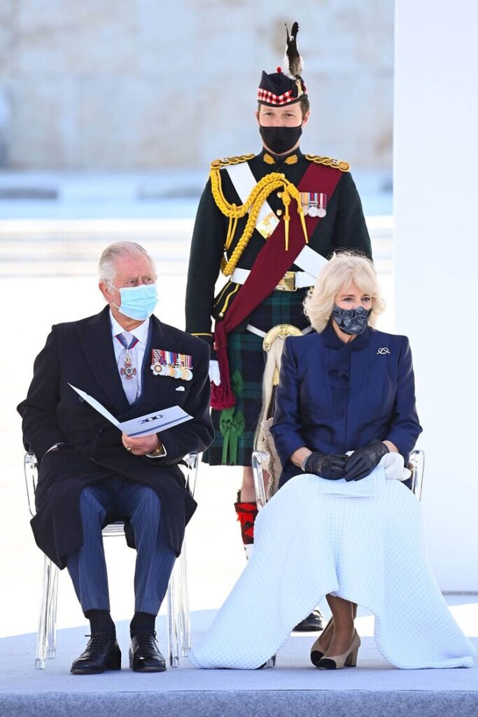 The Duchess of Cornwall during a wreath laying ceremony at the Memorial of the Unknown Soldier in Syntagma Square, Athens, during a two-day visit to Greece to celebrate the bicentenary of Greek independence.