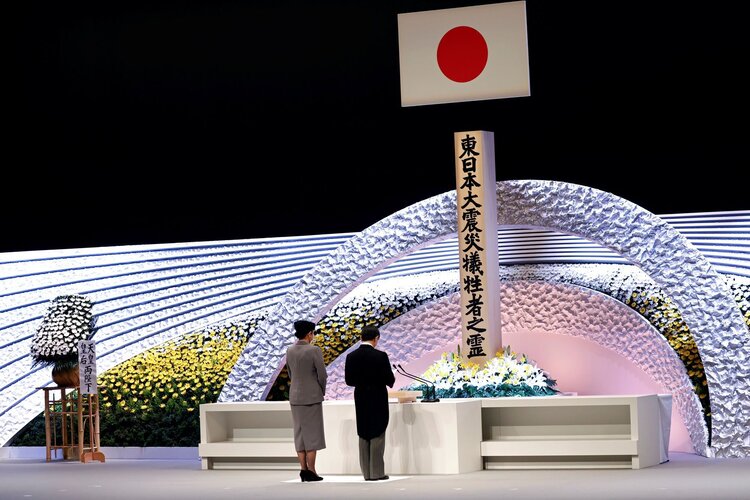 Los emperadores de Japon conmemoran el decimo aniversario del gran terremoto del este de Japon 5 - Los emperadores de Japón conmemoran el décimo aniversario del gran terremoto del este de Japón