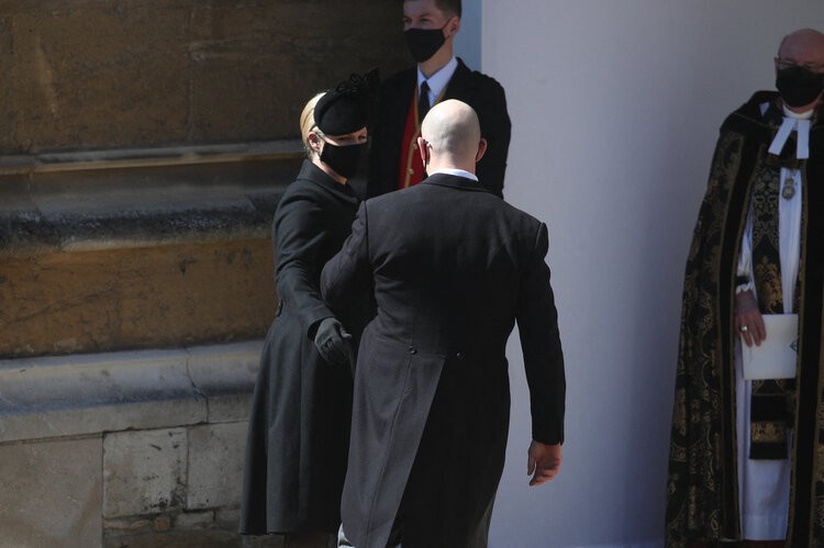 Zara Tindall asiste al funeral del principe Felipe de Edimburgo 1 - El funeral del príncipe Felipe de Edimburgo
