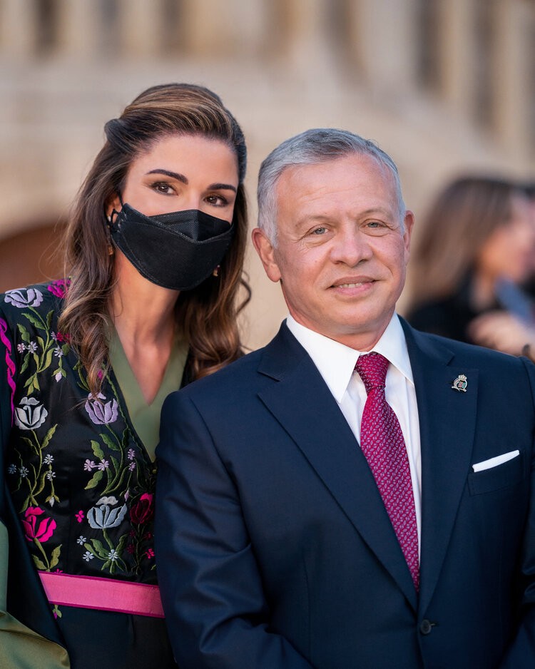 La reina Rania y la madre del rey Abdullah, la princesa Muna.