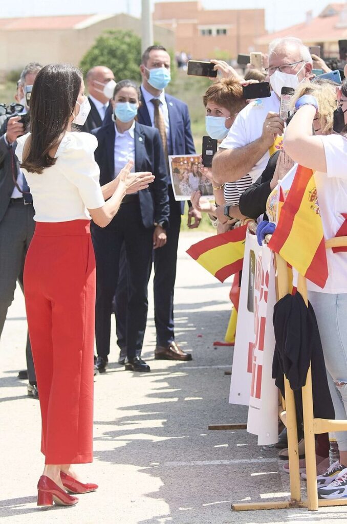 Mandatory Credit: Photo by Shutterstock (11882465ao)
Queen Letizia attends 6th Educational Congress on Rare Disease at CPEIBas Guadalentin on April 30, 2021 in Totana, Spain
6th Educational Congress on Rare Diseases, Totana, Spain – 30 Apr 2021/shutterstock_editorial_6th_Educational_Congress_on_R_11882465ao//2104301450