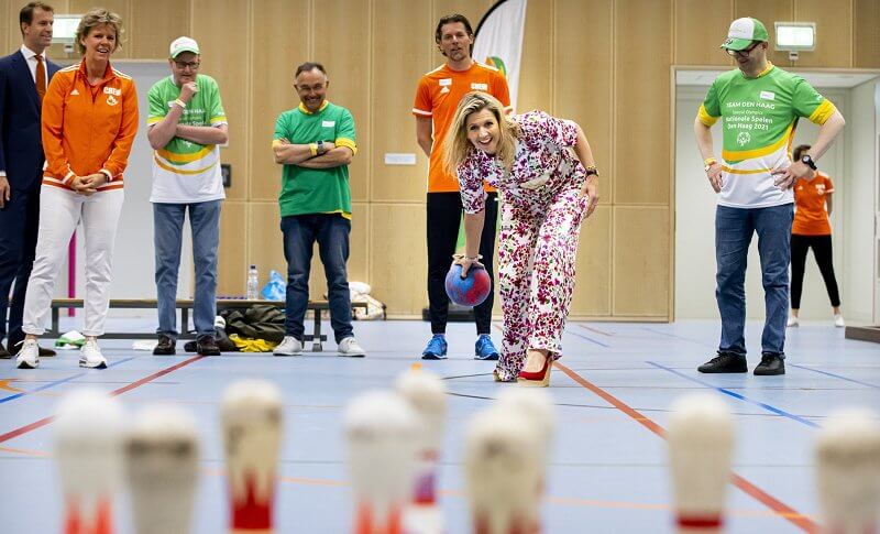 La reina Máxima de Holanda visita los Juegos Nacionales de Olimpiadas Especiales (SONS2021)