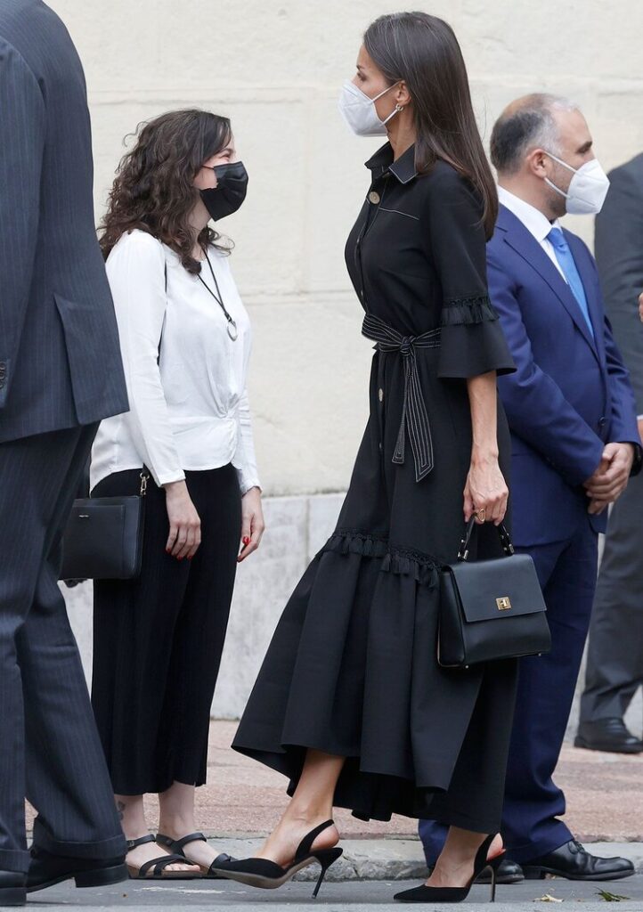 01-06-2021 Madrid Queen Letizia and King Felipe attend to the opening day of the memorial center of the terrorims victims in Victoria in Spain.