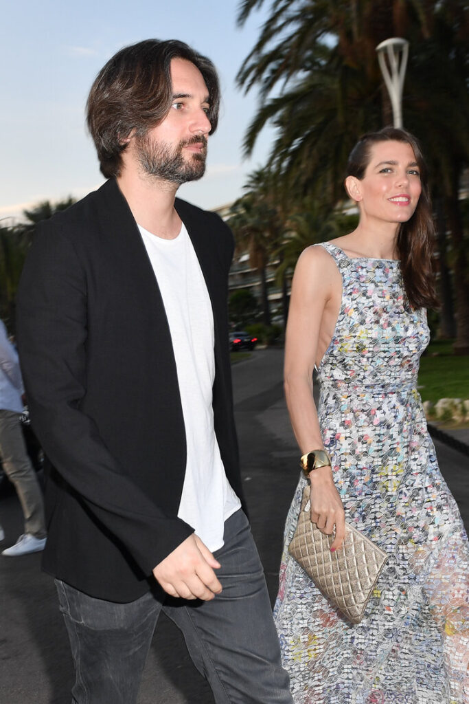 CANNES, FRANCE – JULY 07: Charlotte Casiraghi is seen during the 74th annual Cannes Film Festival at  on July 07, 2021 in Cannes, France.