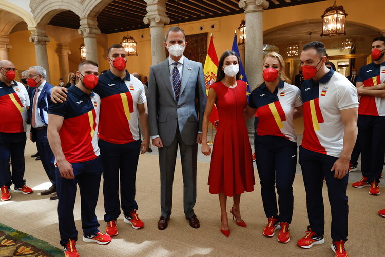 Los Reyes de Espana reciben a la Seleccion Olimpica 4 - Los Reyes de España reciben a la Selección Olímpica