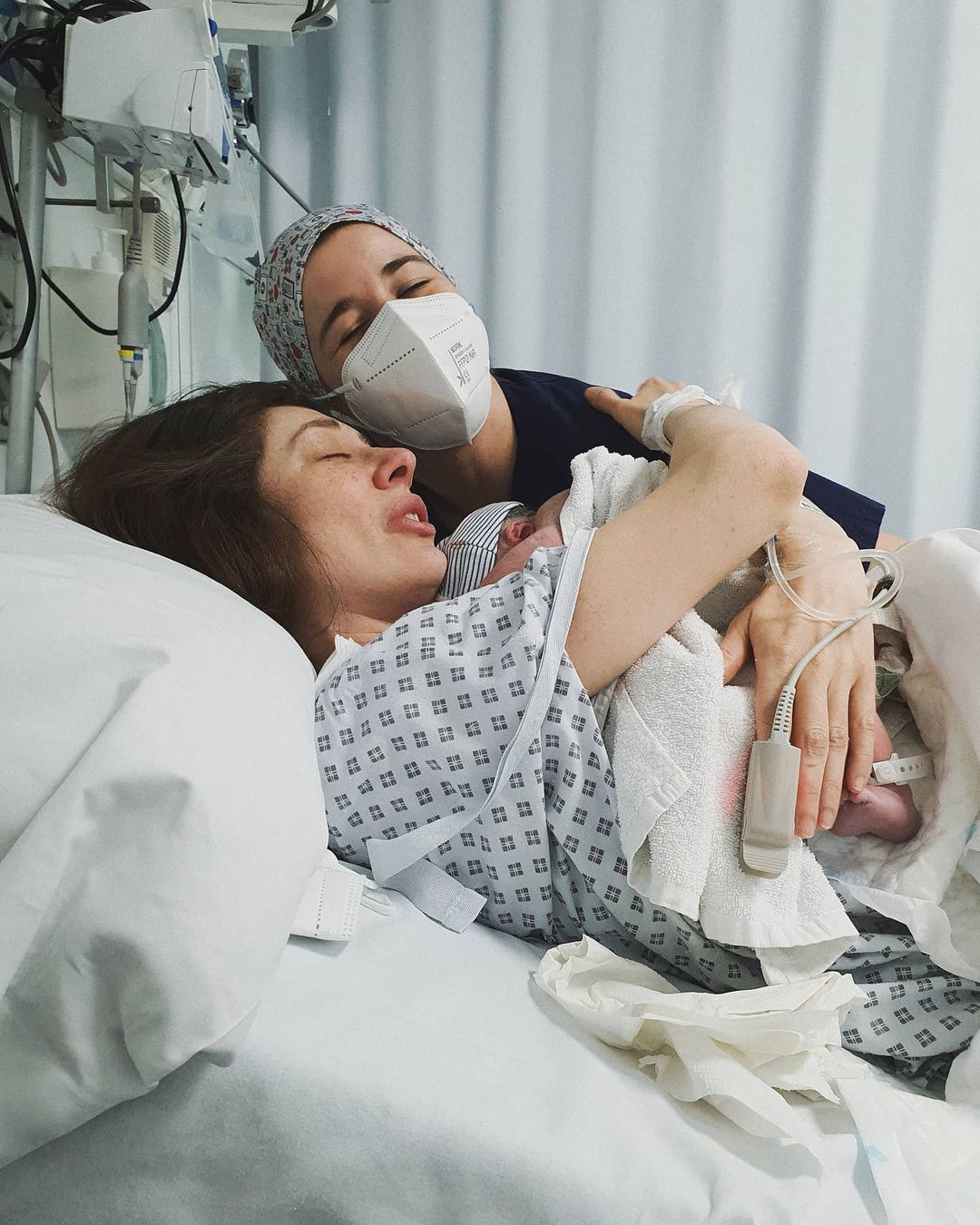 Natalia Ferviú da a luz a su primer hijo