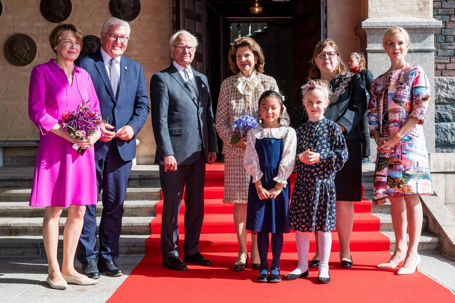 Los reyes de Suecia asisten al almuerzo oficial en honor del presidente federal alemán Frank-Walter Steinmeier