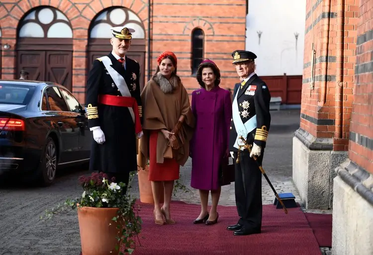 Los Reyes de Suecia dan la bienvenida a los Reyes de España en su Visita de Estado