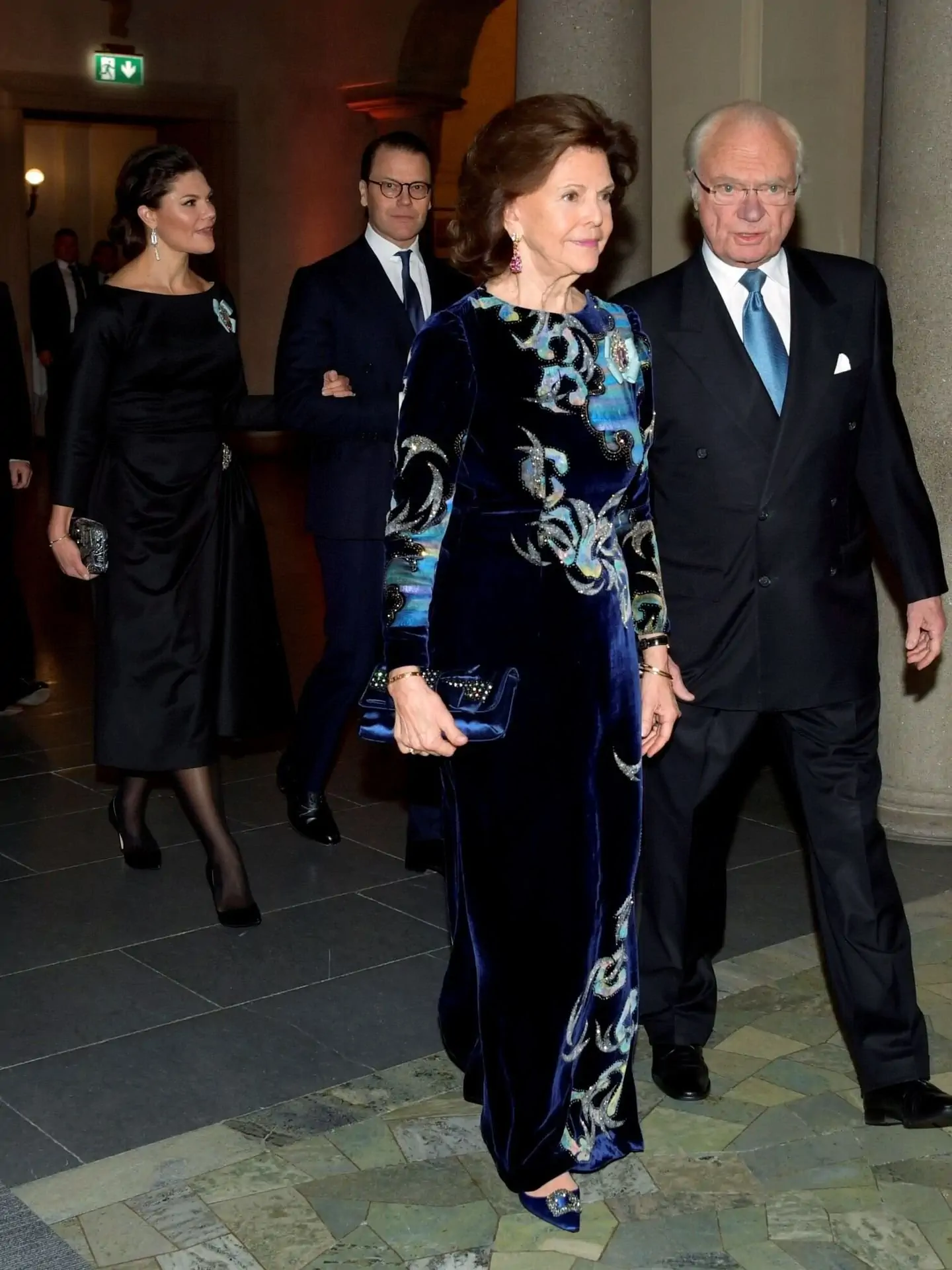 Los reyes de Suecia asisten a la ceremonia de entrega del Premio Nobel 2021