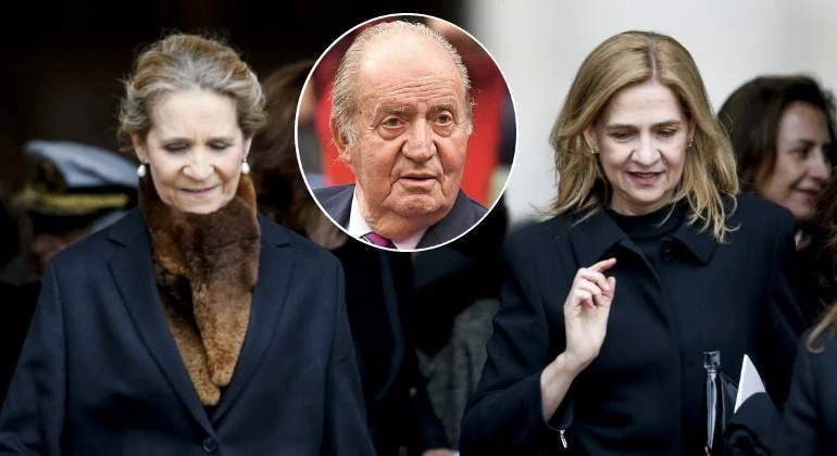 Elena y Cristina de Borbón no estarán en el cumpleaños de su padre el rey Juan Carlos I