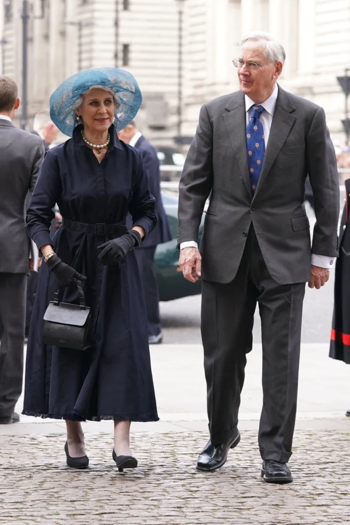 El duque y la duquesa de Gloucester asisten al servicio conmemorativo del duque de Edimburgo
