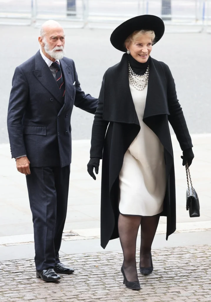 El príncipe Michael y la princesa Michael de Kent asisten al servicio conmemorativo del duque de
