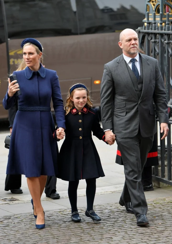 Zara Tindall asiste al funeral del duque de Edimburgo