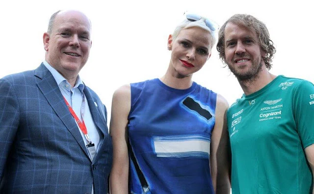 El Principe Alberto y la Princesa Charlene asistieron al Gran Premio de Monaco 2022 003 - Charlene y Alberto de Mónaco acallan los rumores de crisis