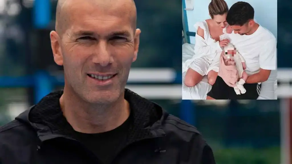 Zinedine Zidane, abuelo a los 49 años