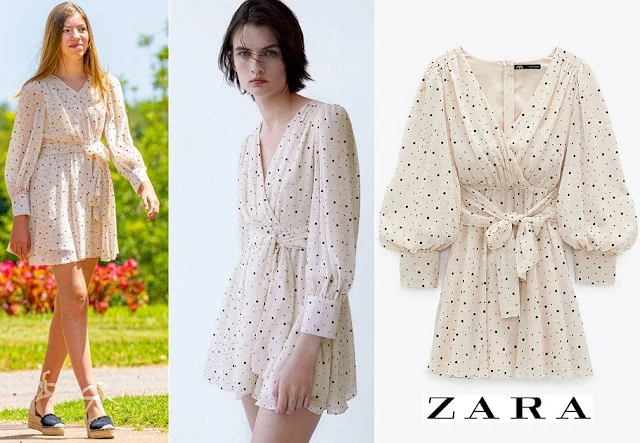 Zara Micro Dot Mini Dress
