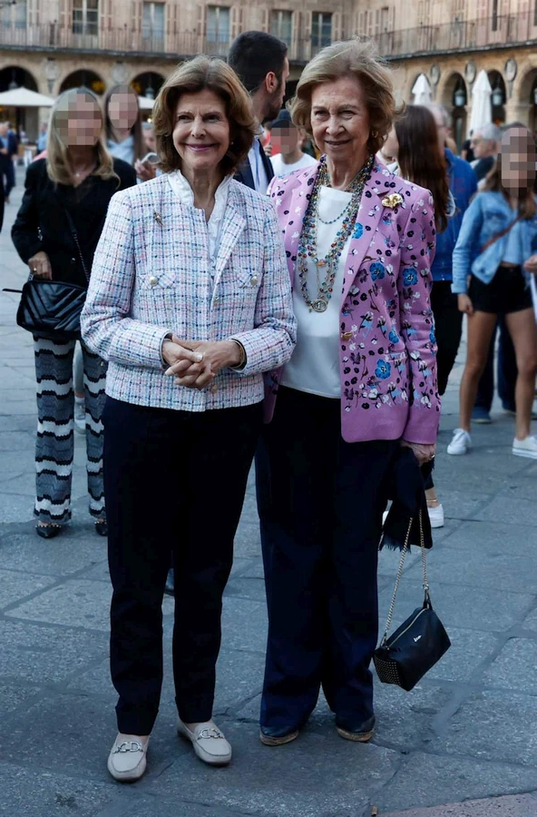 La reina Sofia y Silvia de Suecia de paseo por Salamanca 003 - La reina Sofía y Silvia de Suecia: de paseo por Salamanca