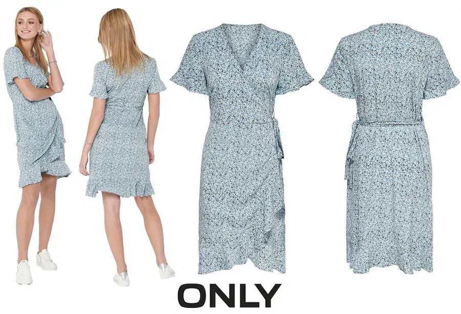 Only Olivia Wrap Short Dress