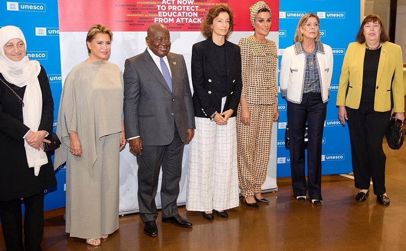 La Gran Duquesa Maria Teresa y la Princesa Carolina asistieron a una reunion en la UNESCO 03 - La Gran Duquesa María Teresa y la Princesa Carolina asistieron a una reunión en la UNESCO