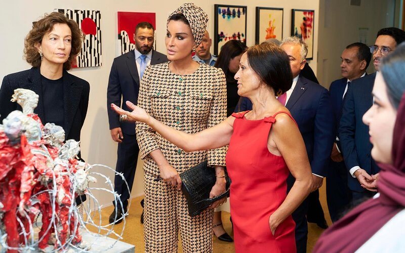 La Gran Duquesa Maria Teresa y la Princesa Carolina asistieron a una reunion en la UNESCO 06 - La Gran Duquesa María Teresa y la Princesa Carolina asistieron a una reunión en la UNESCO