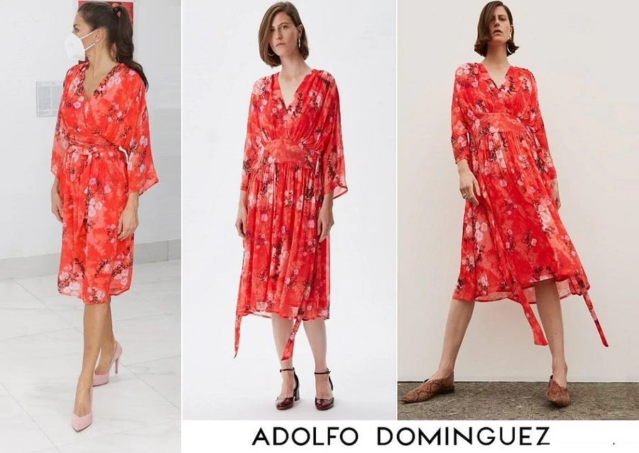 Vestido Adolfo Domínguez Estampado Floral
