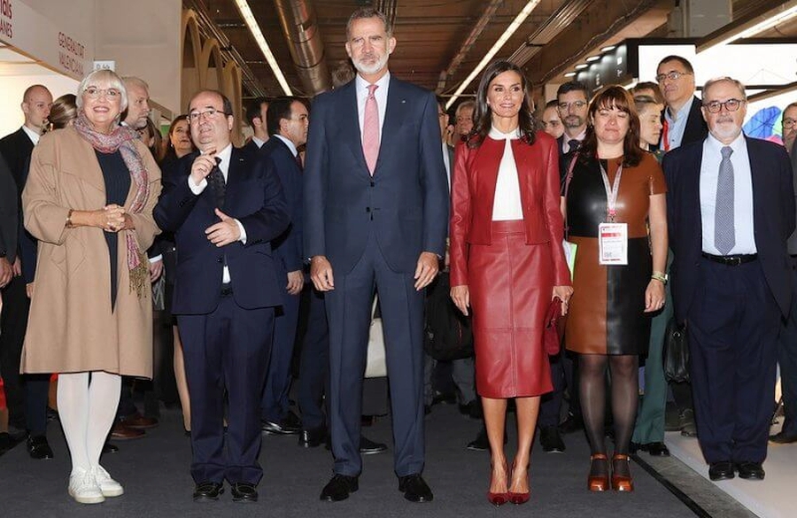 Los Reyes de España visitan la Feria del Libro de Frankfurt 2022