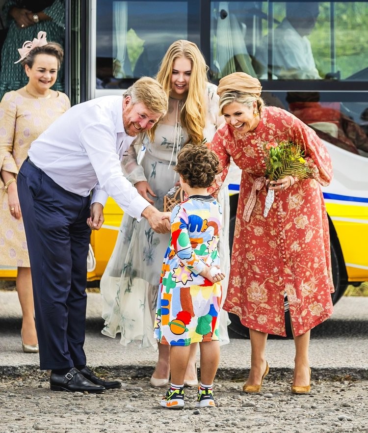 Los reyes de los Países Bajos y la Princesa de Orange visitan Bonaire