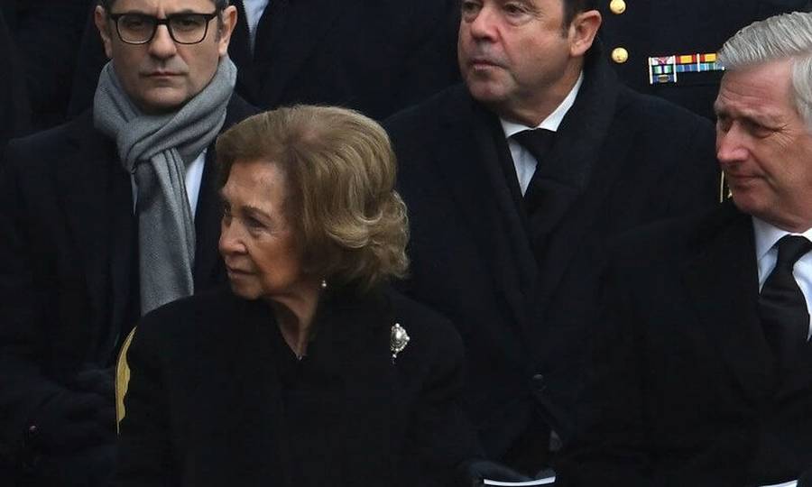 La casa real de Belgica y Espana funeral del Papa emerito Benedicto XVI 2 - Los reyes de Bélgica y la reina Sofía asisten al funeral  del Papa emérito Benedicto XVI