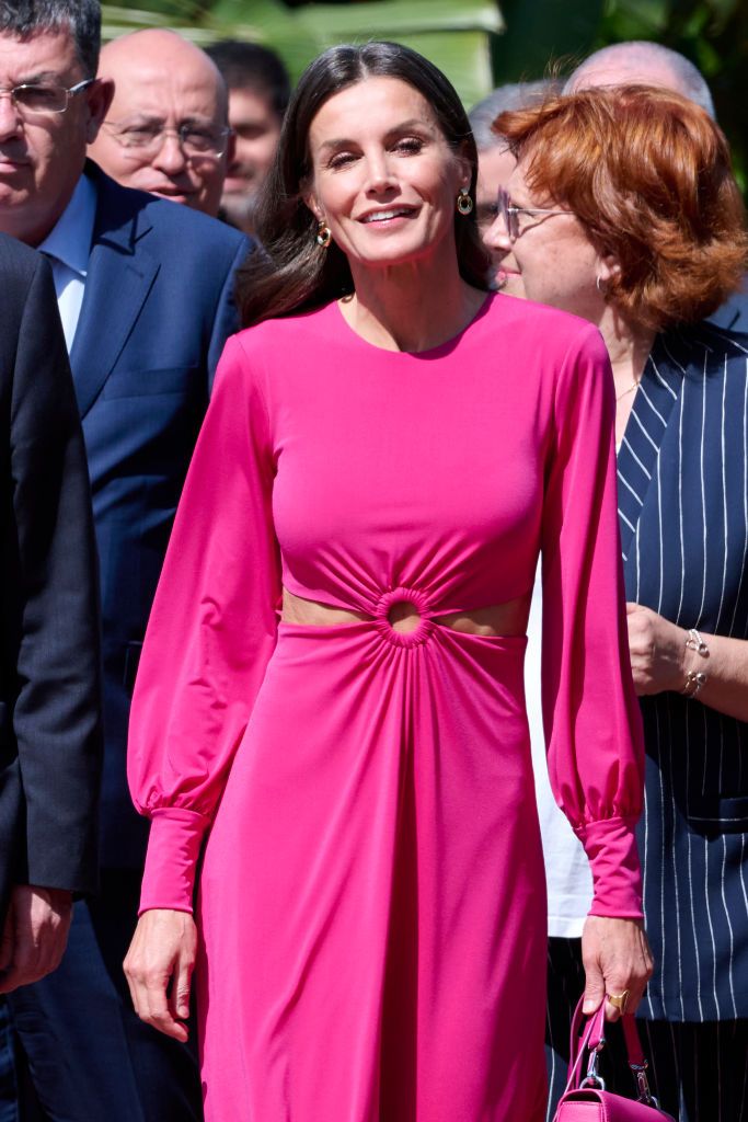 La reina letizia Vestido Fucsia - La reina Letizia. Sus looks de 2022