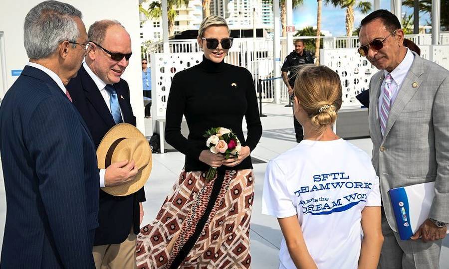 Los principes de Monaco visitan Fort Lauderdale 1 - Los príncipes de Mónaco visitaron Fort Lauderdale