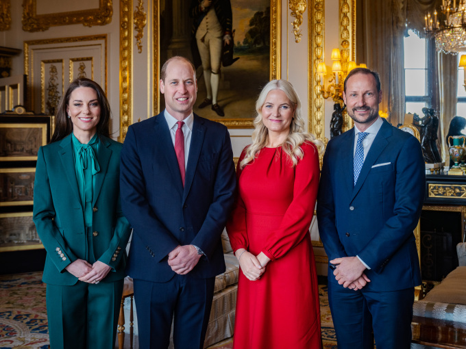 Los príncipes herederos de Noruega visitan el Reino Unido