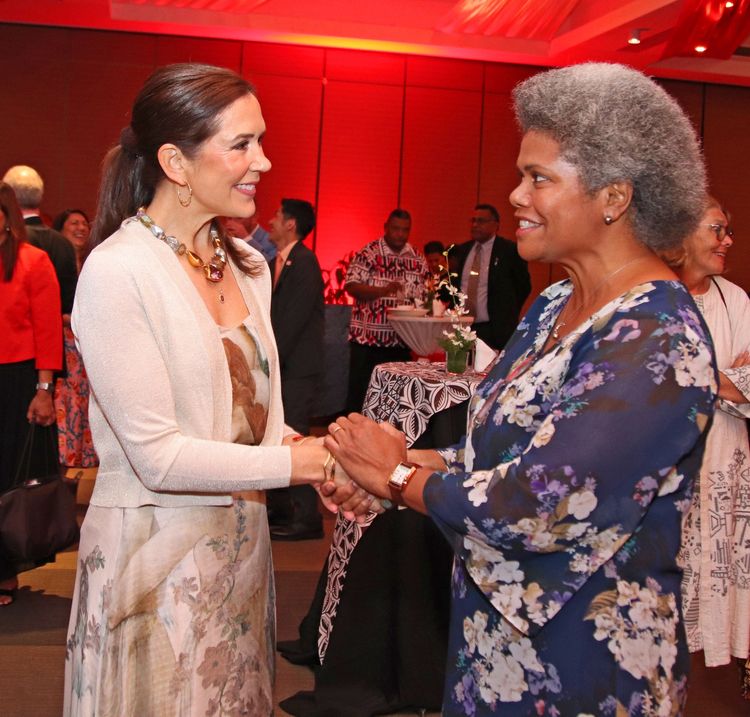 La princesa heredera Mary asiste a una recepcion en Suva 1 - La princesa heredera Mary de Dinamarca asiste a una recepción en Suva