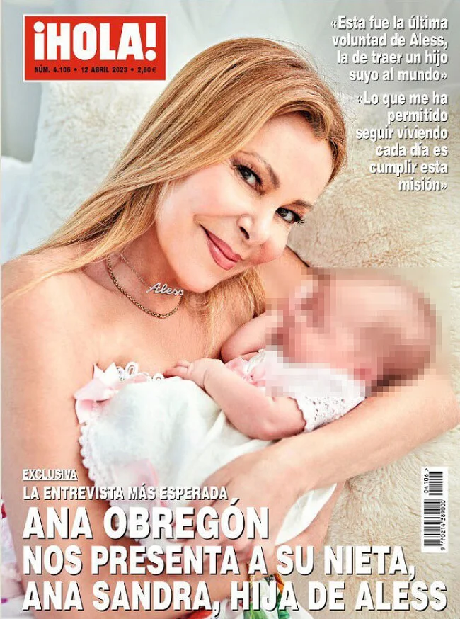 portada hola 4 abril 2023 650x874 1 - Ana Obregón confirma que la recién nacida es su nieta