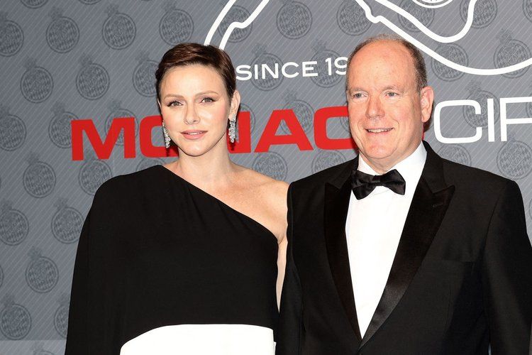 Los príncipes de Mónaco asisten a la cena de gala del Gran Premio de F1 2023