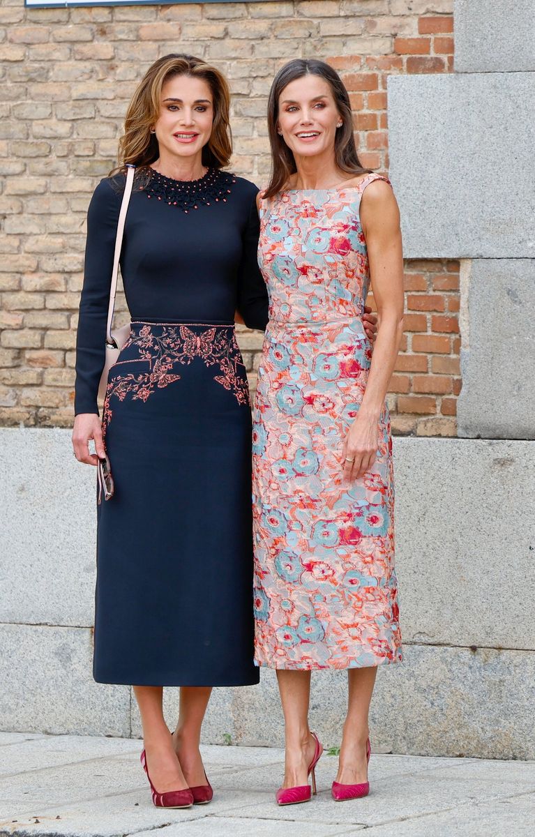 La Reina Letizia y la Reina Rania asisten a las Jornadas de la Institución del Patrimonio Nacional en Madrid