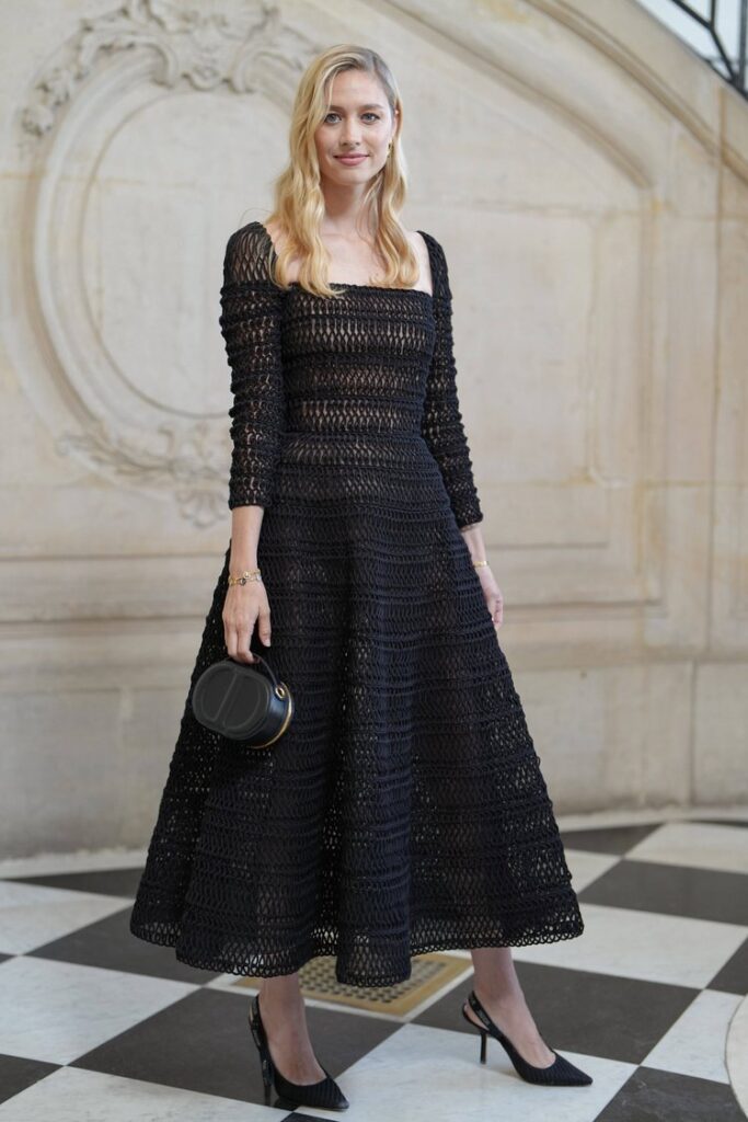 Beatrice Borromeo attends the Christian Dior Haute Couture Fall/Winter 2023/2024 show as part of Paris Fashion Week on July 03, 2023 in Paris, France. (Photo by Marc Piasecki/WireImage)