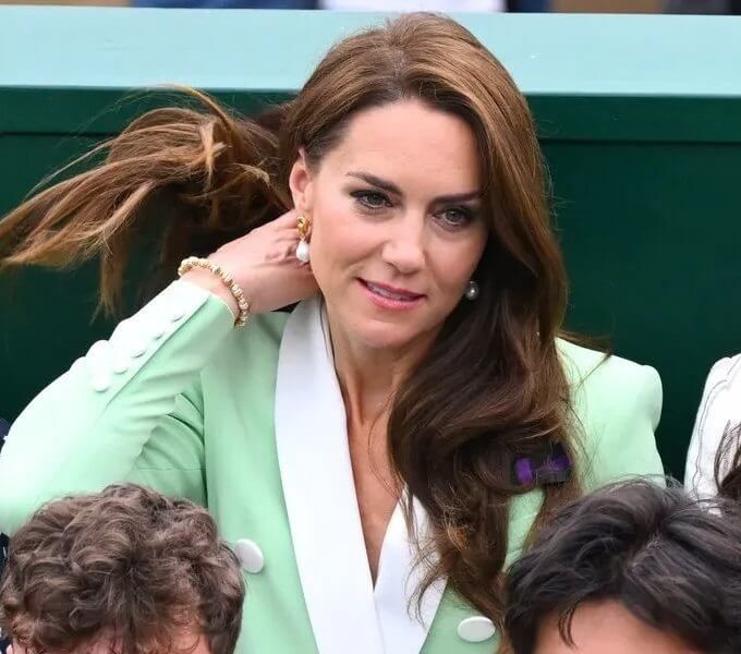 La Princesa de Gales asiste a Wimbledon 2023 Día 2