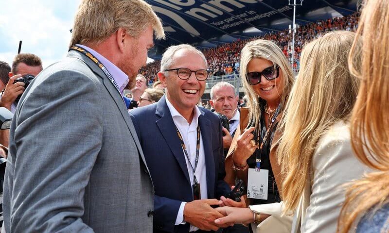 Los reyes de los Paises Bajos Reyes de Holanda 01 - Los Reyes de Países Bajos asisten al Gran Premio de Holanda de F1 2023